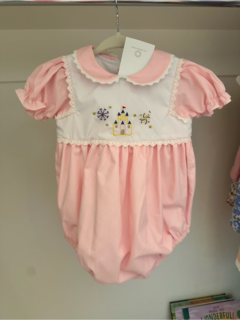 The Proper Peony Magic Castle Embroidered Bubble!